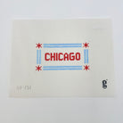 Chicago Mini Sign Canvas - KC Needlepoint