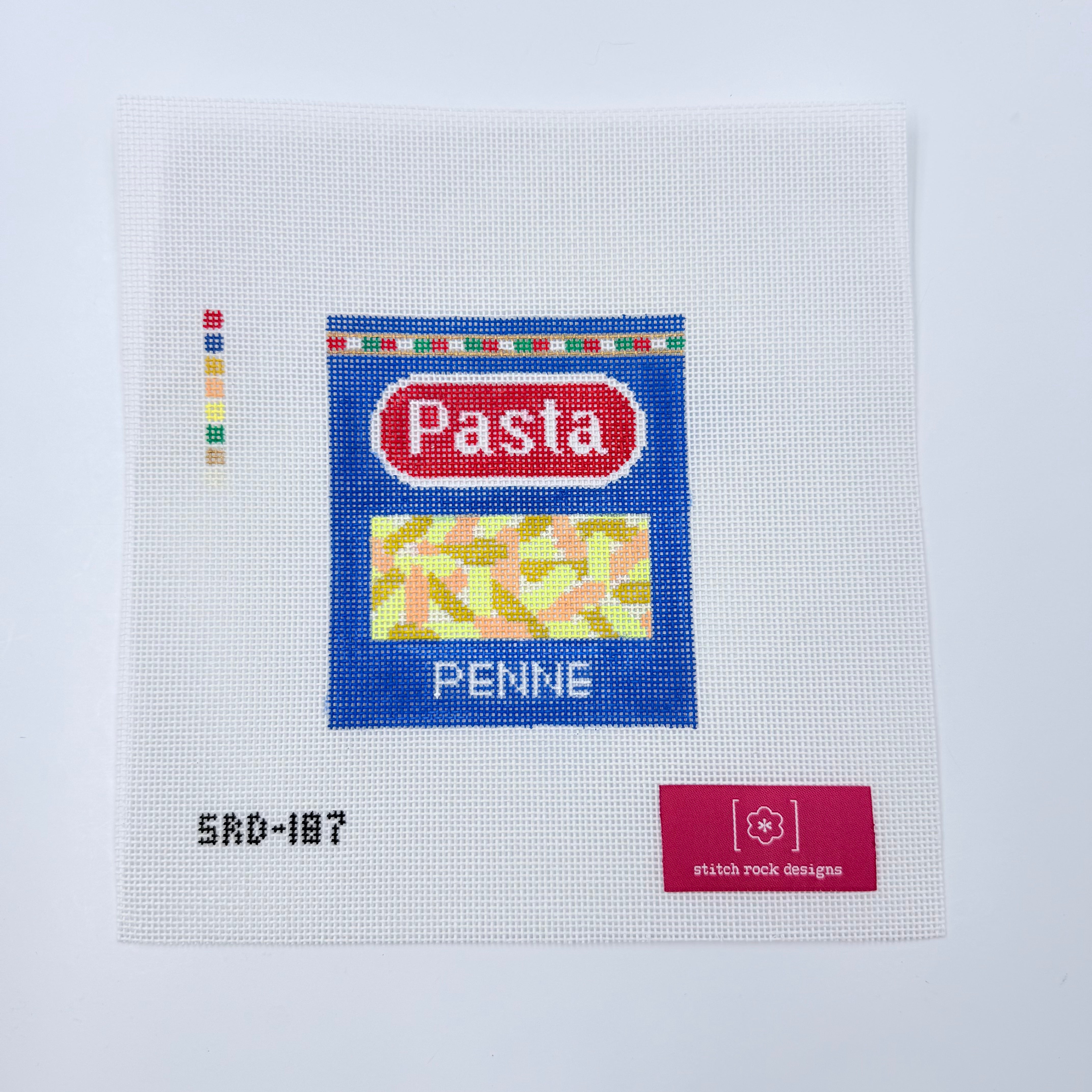 Penne Pasta Canvas - KC Needlepoint