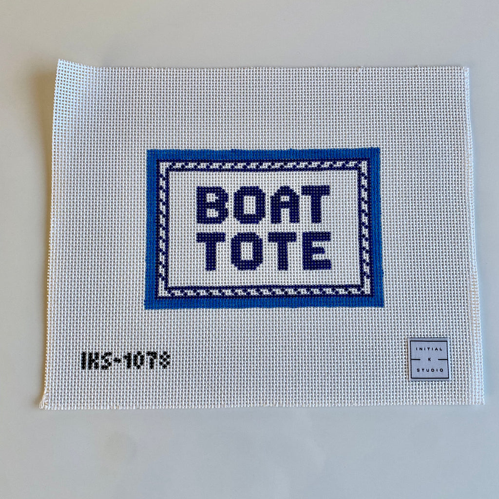 Boat Tote Canvas - KC Needlepoint
