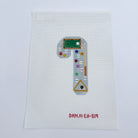 Billiards Candy Cane Canvas - KC Needlepoint
