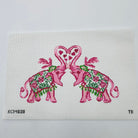 Elephants in Love Canvas - KC Needlepoint