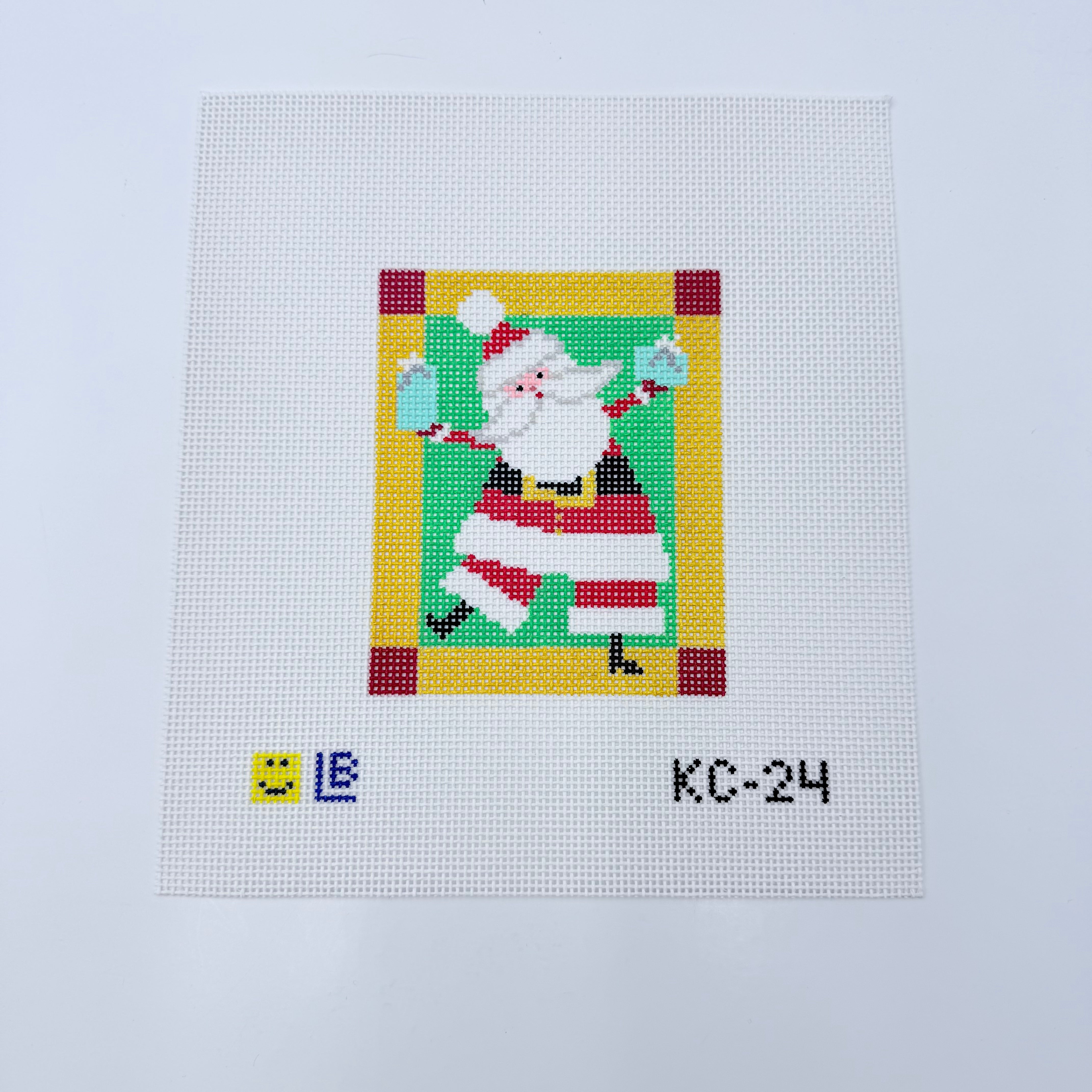 Santa's Special Delivery Canvas - KC Needlepoint