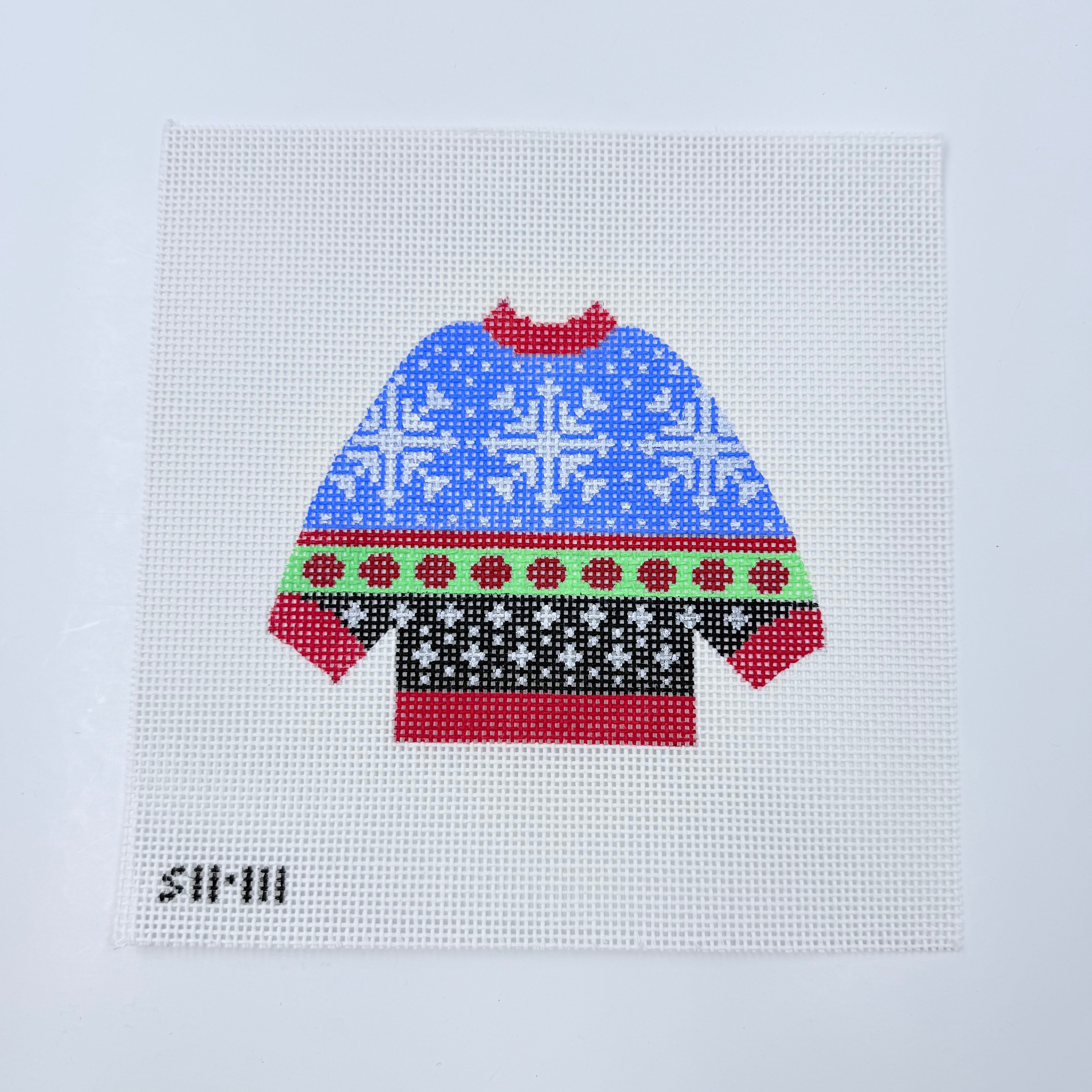 Snowflakes Pullover - KC Needlepoint