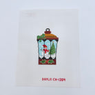 Snowman Lantern Canvas - KC Needlepoint