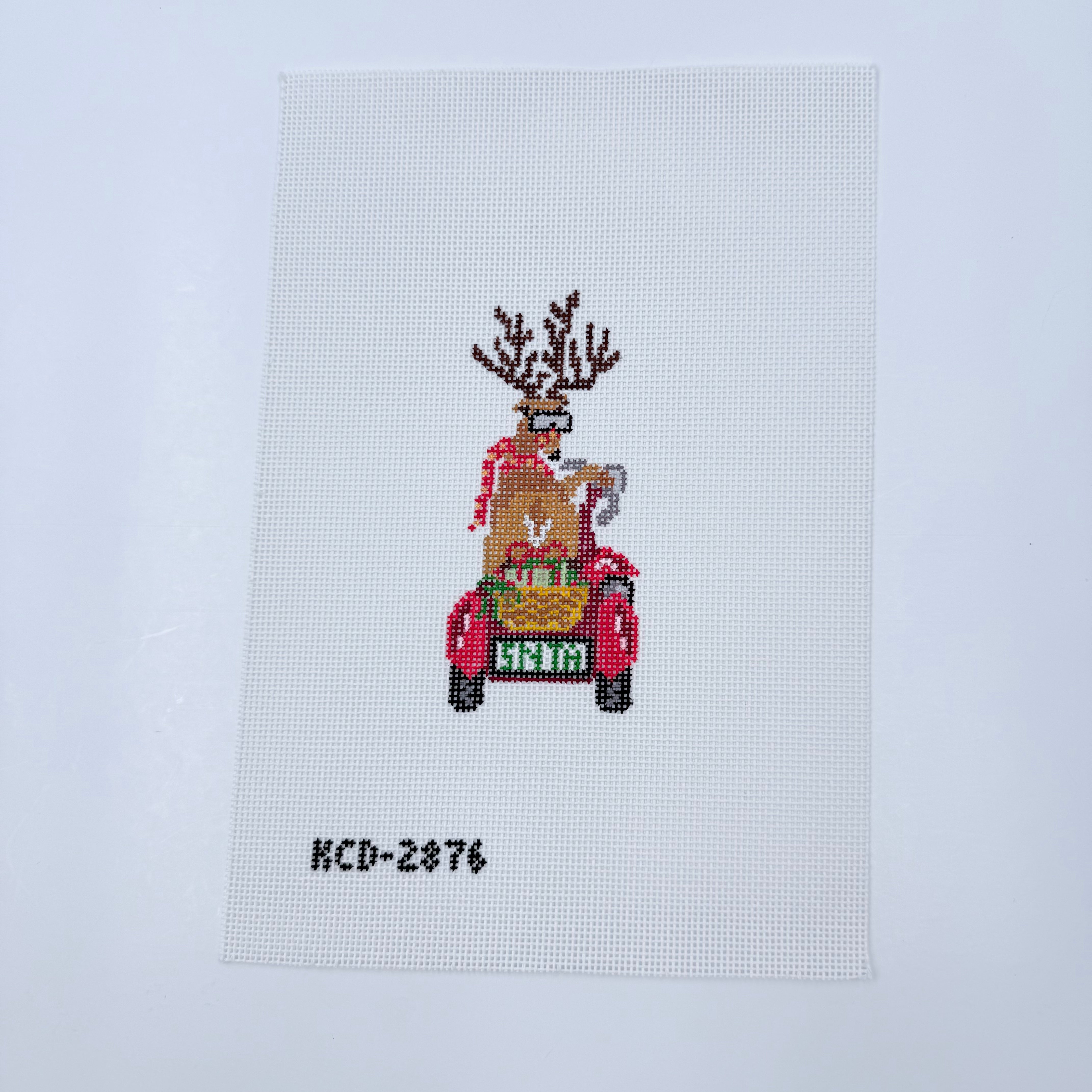 La Dolce Vita Reindeer Canvas - KC Needlepoint