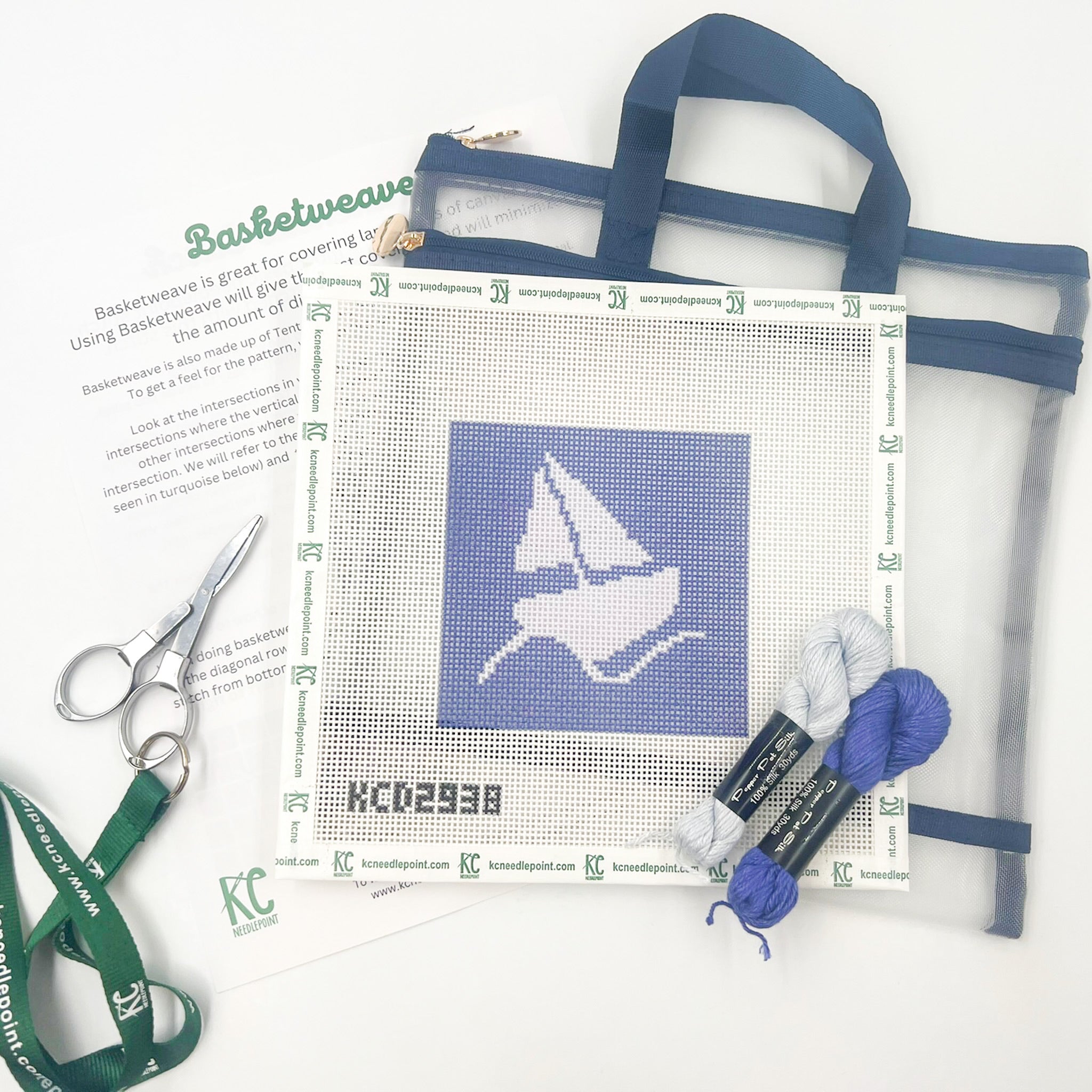 The Beginner Sailboat Kit - KC Needlepoint