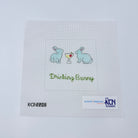 Drinking Bunny Canvas - KC Needlepoint