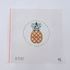 Pineapple Round Canvas - KC Needlepoint