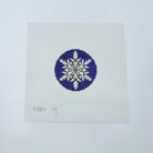 Purple Snowflake Canvas - KC Needlepoint