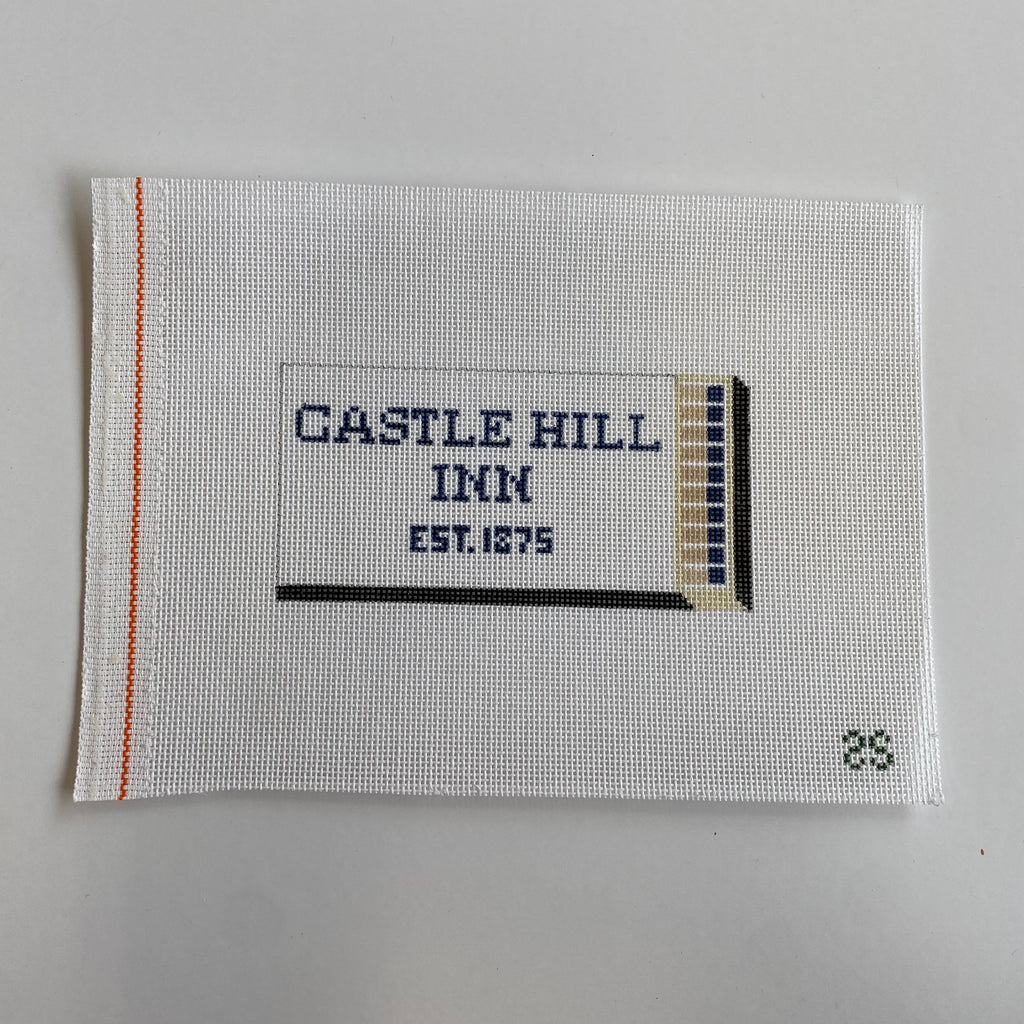 Castle Hill Inn Matchbook Canvas - KC Needlepoint