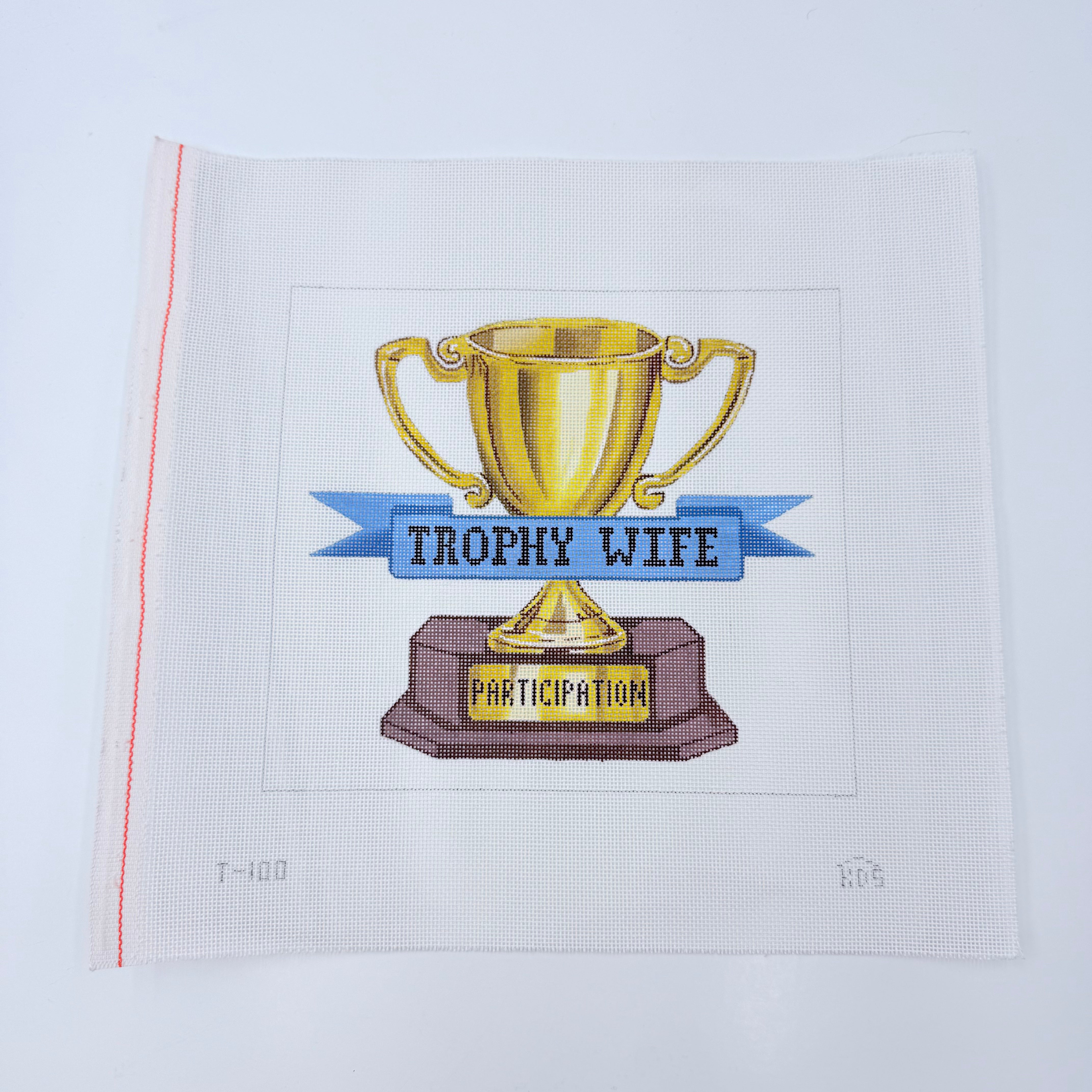 Trophy Wife Canvas - KC Needlepoint