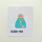 Knitting Angel Needlepoint Canvas - KC Needlepoint