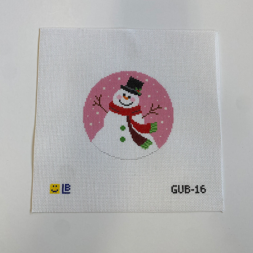 Chill Willy Snowman Canvas - KC Needlepoint