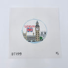 London Round Canvas - KC Needlepoint