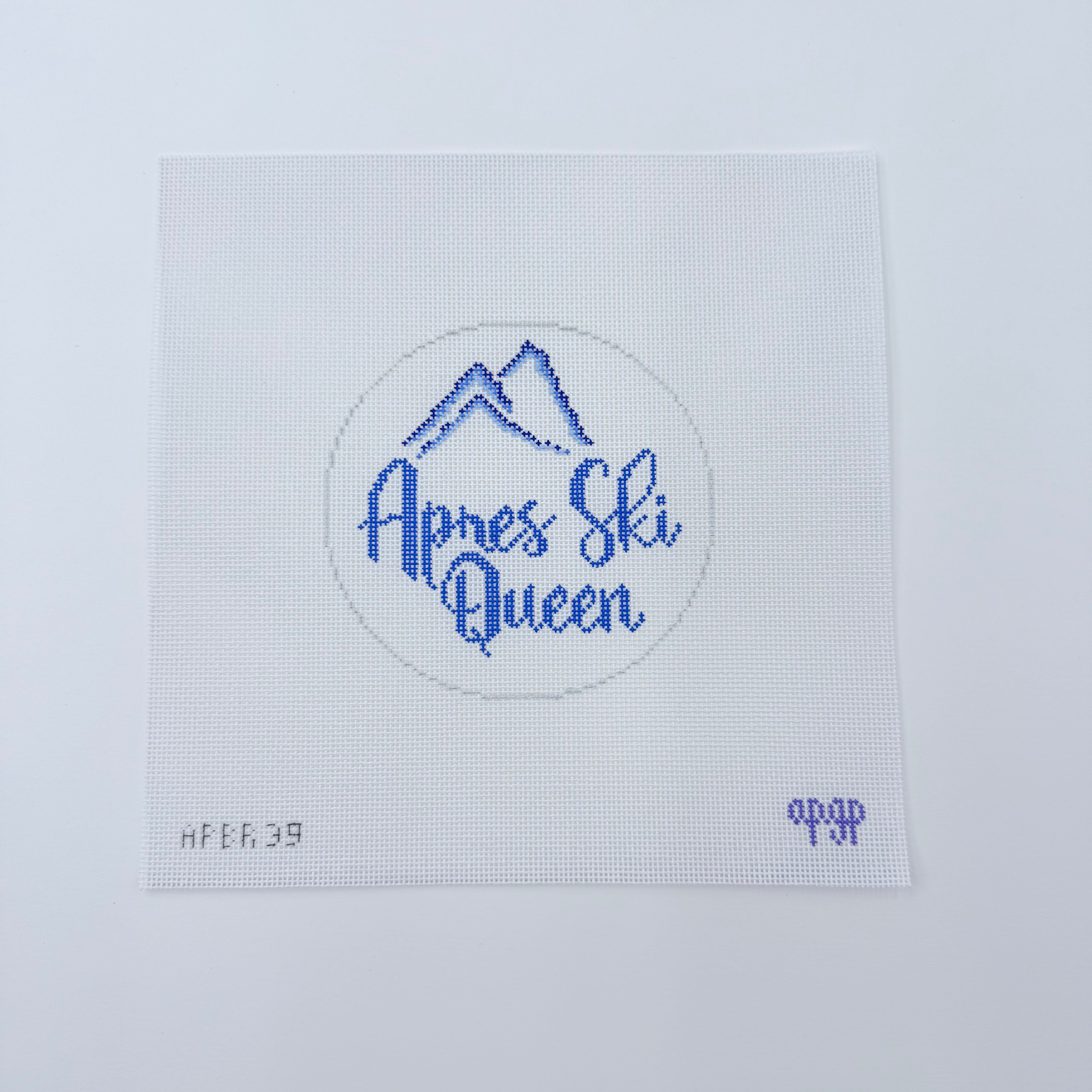 Apres Ski Queen Canvas - KC Needlepoint