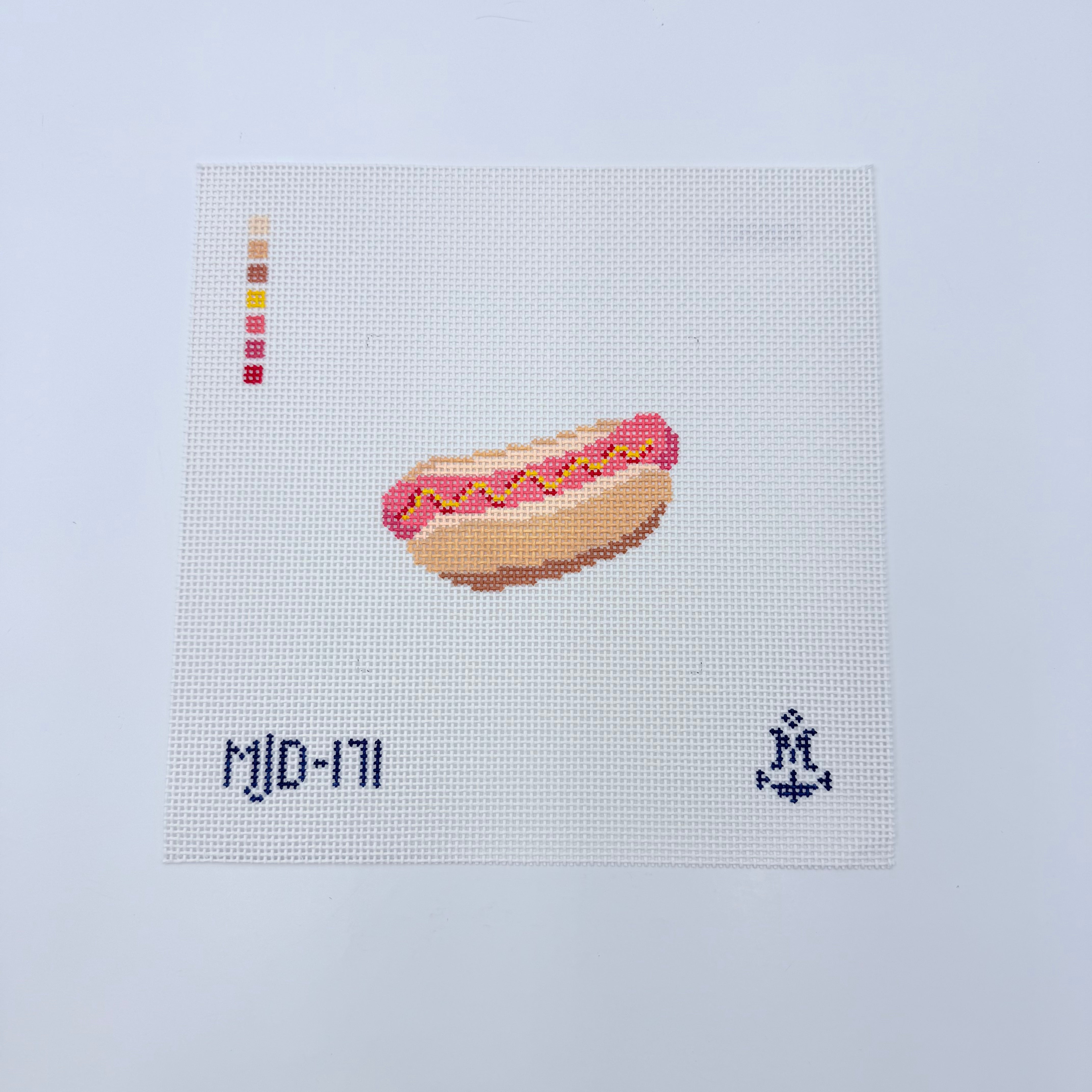 Hot Dog Canvas - KC Needlepoint