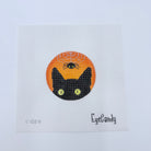 Spiderweb Kitty Canvas - KC Needlepoint