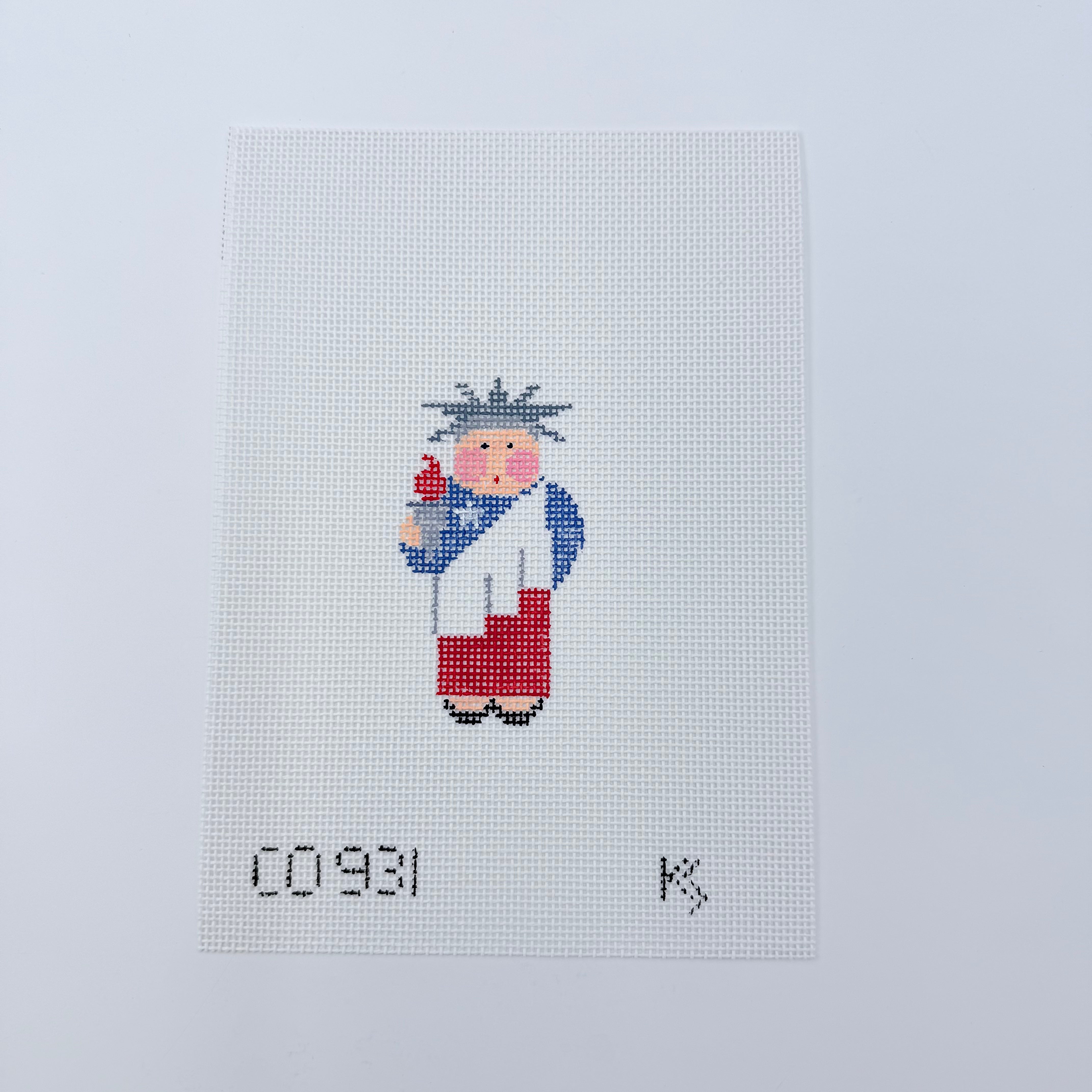 Tiny Lady Liberty Canvas - KC Needlepoint