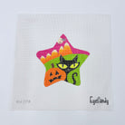 Kitty Spooky Star Canvas - KC Needlepoint