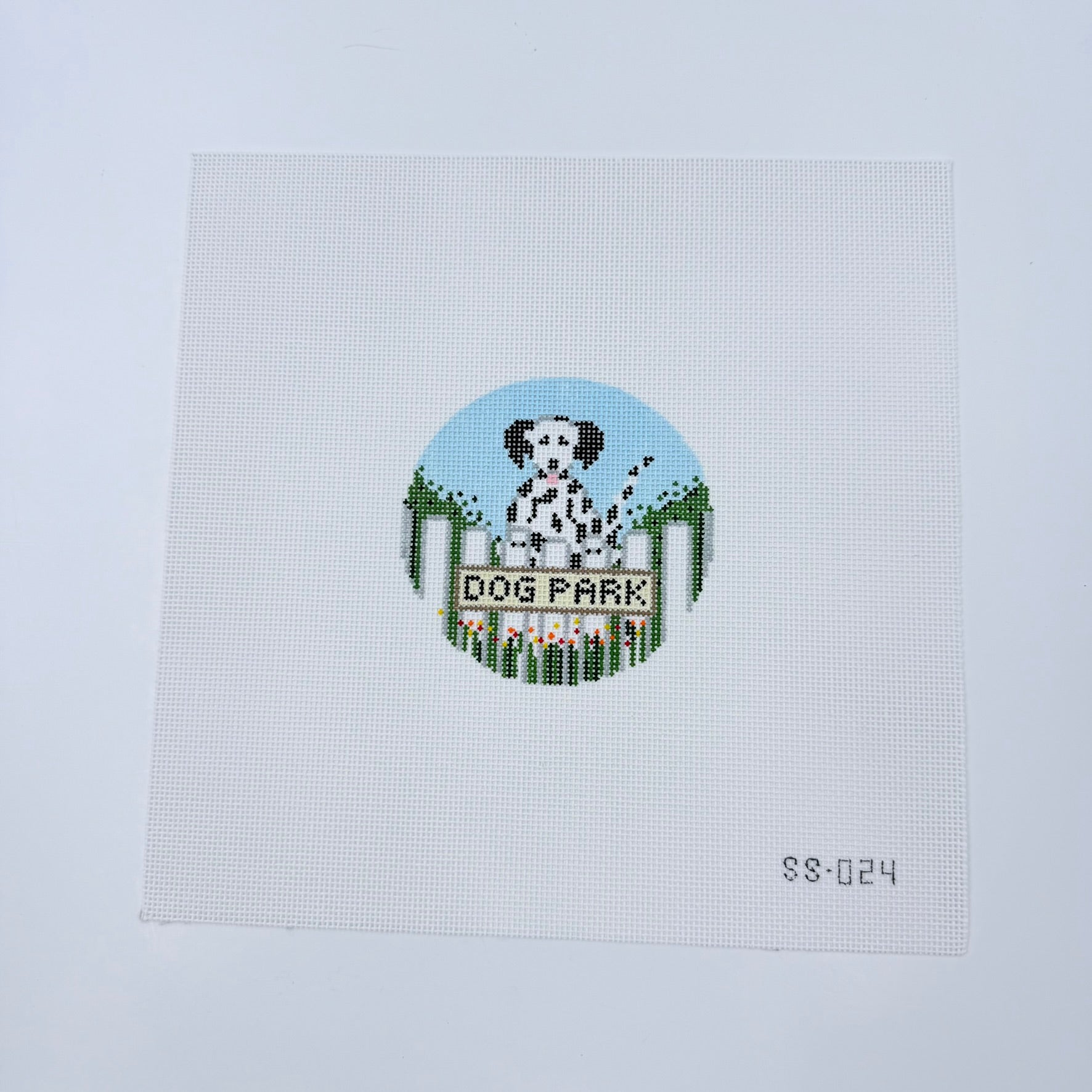 Dog Park - Dalmation Canvas - KC Needlepoint