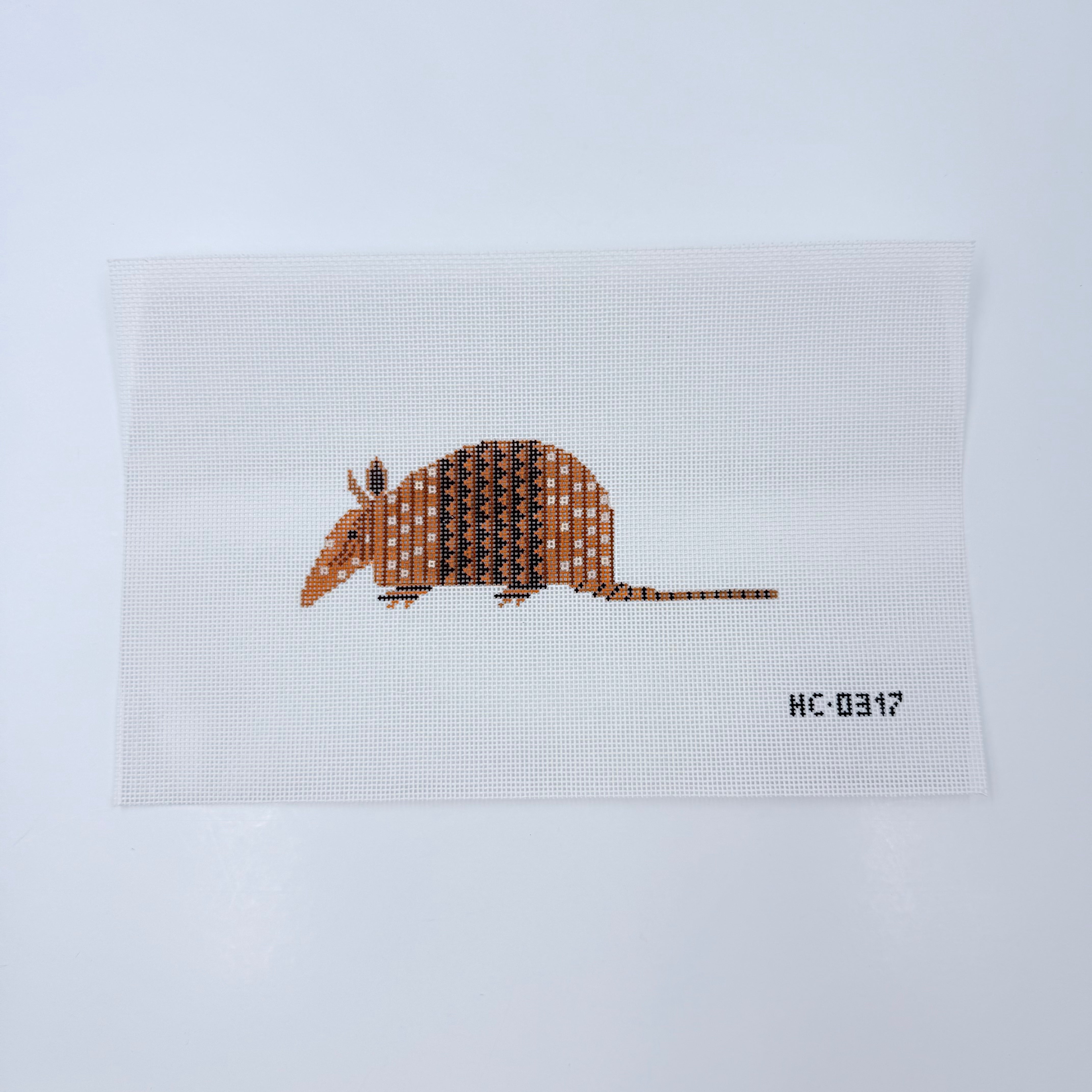 Armadillo Canvas - KC Needlepoint