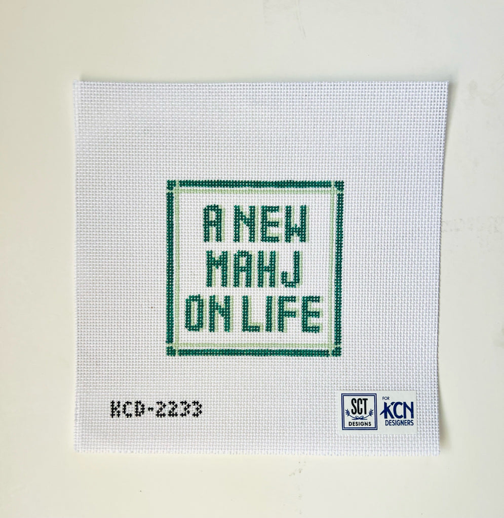 A New Mahj on Life Square - KC Needlepoint