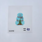 Snowglobe Snowman Canvas - KC Needlepoint