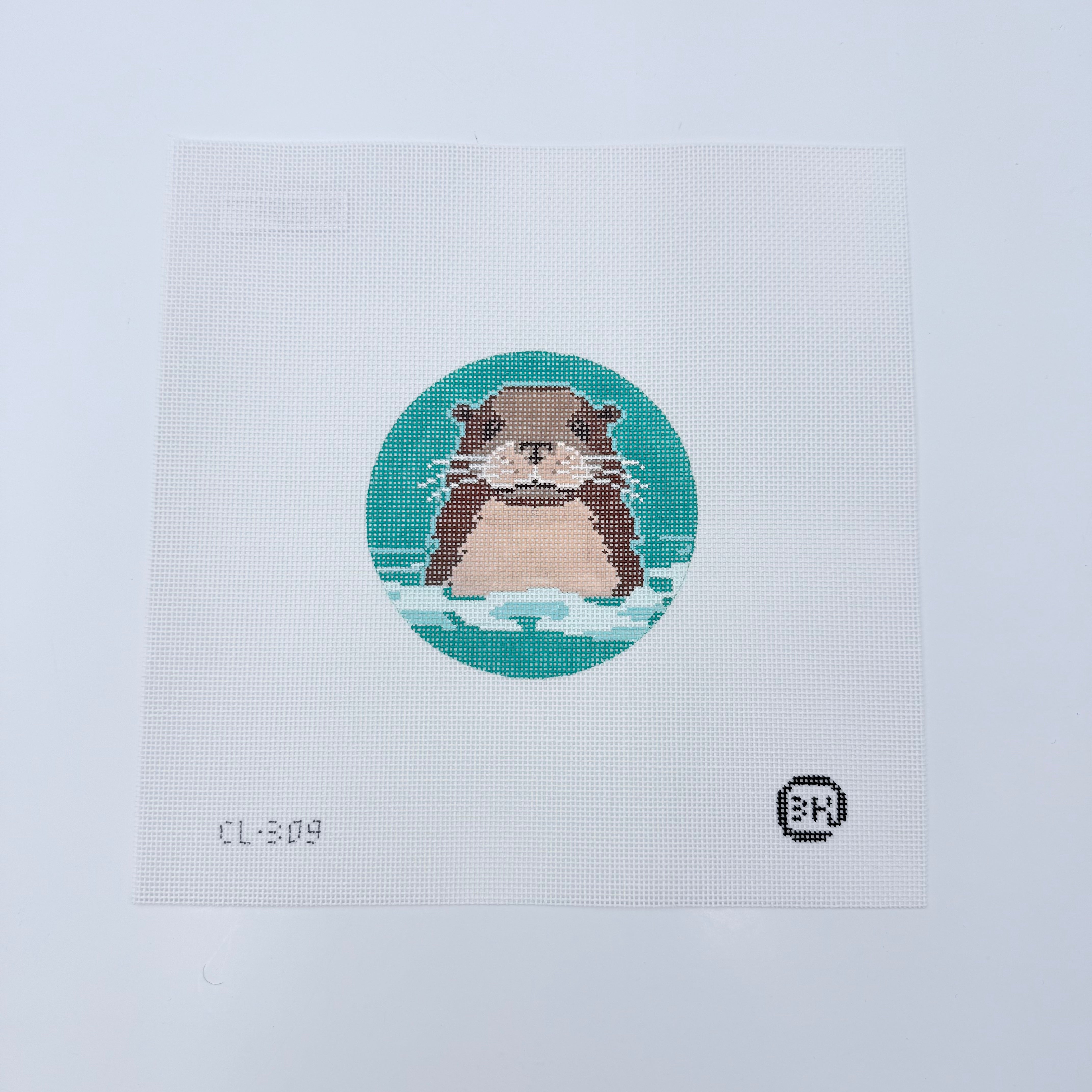 Otter Canvas - KC Needlepoint