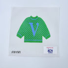Letter Pullover- V - KC Needlepoint