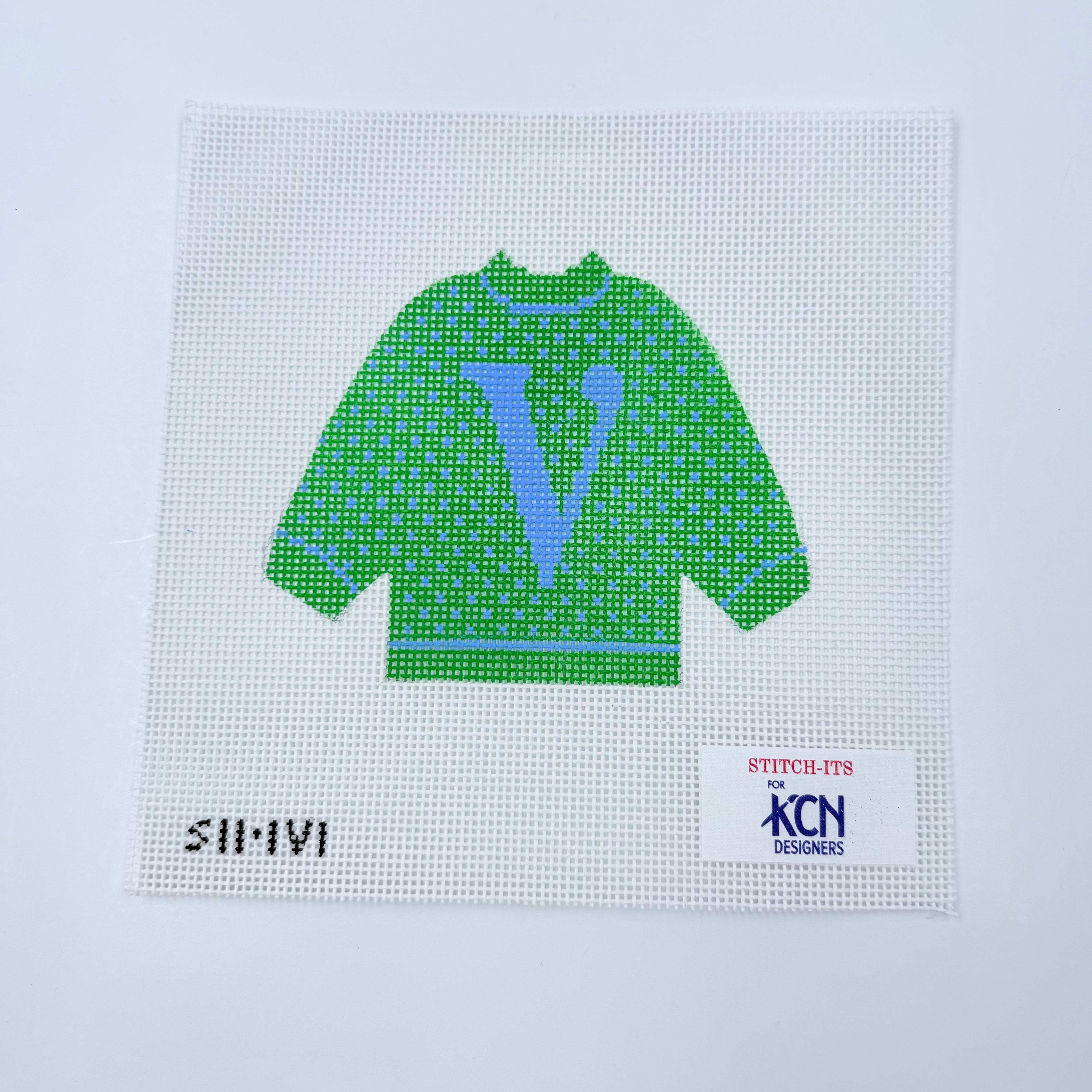 Letter Pullover- V - KC Needlepoint