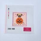 Pug in a Pumpkin Canvas - KC Needlepoint