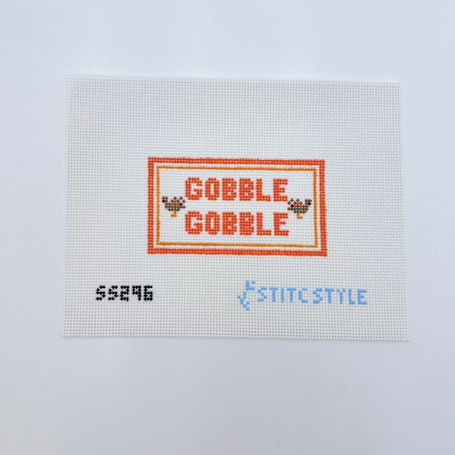 Gobble Gobble Canvas - KC Needlepoint