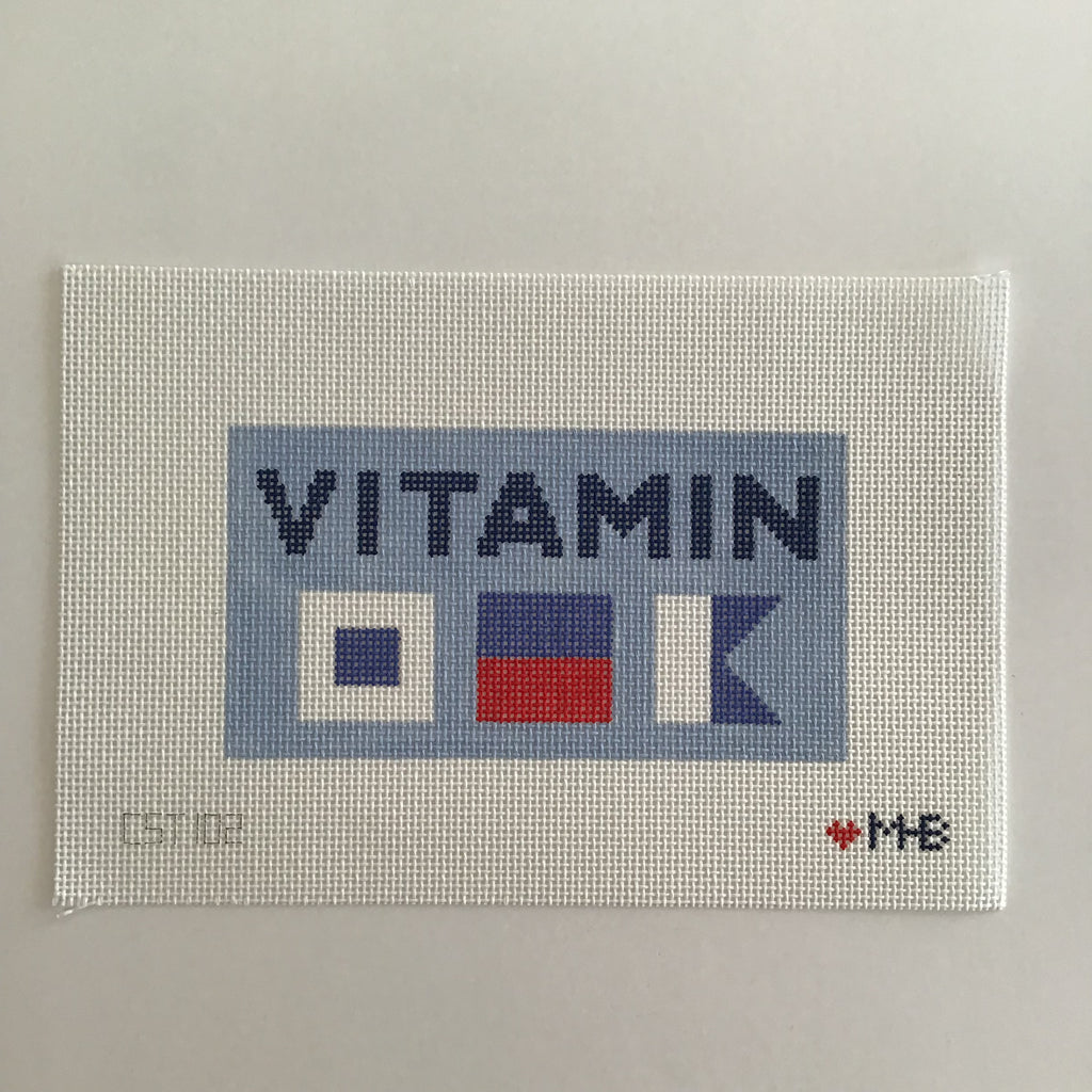 Vitamin Sea Canvas - KC Needlepoint