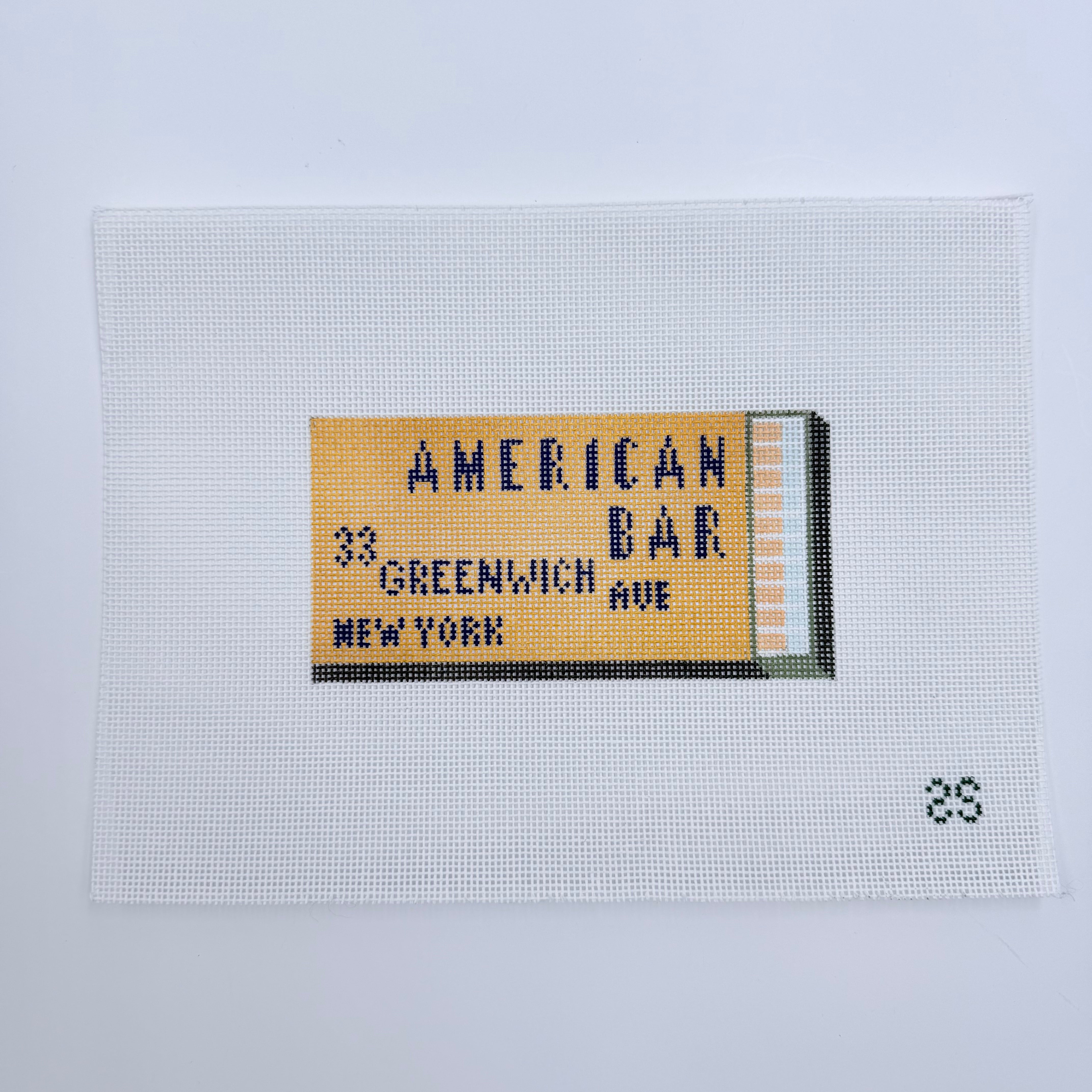King Cole Bar Matchbook Canvas