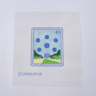 Brussels Atomium Stamp Needlepoint Canvas - KC Needlepoint