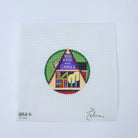 Spell, Book and Candle Round Canvas - KC Needlepoint