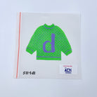 D Pullover Sweater Needlepoint Canvas - KC Needlepoint