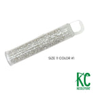 Size 11 Seed Beads 1 Crystal - KC Needlepoint