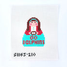 Dolphins Angel Canvas - KC Needlepoint