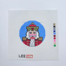 Nutcracker 3" Round Canvas - KC Needlepoint