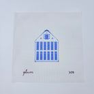 Delft House #2 Needlepoint Canvas - KC Needlepoint