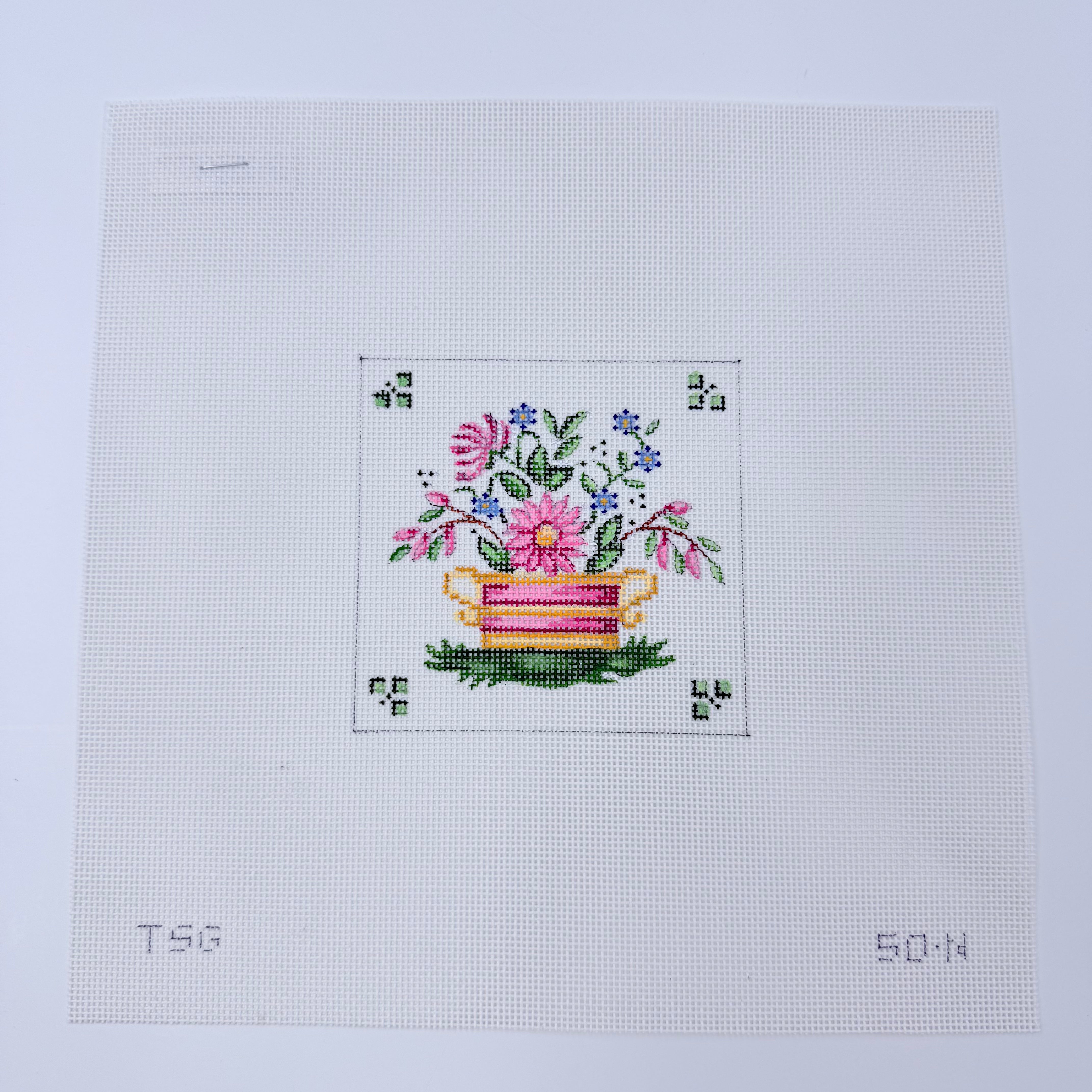 Faience 2 Needlepoint Canvas - KC Needlepoint