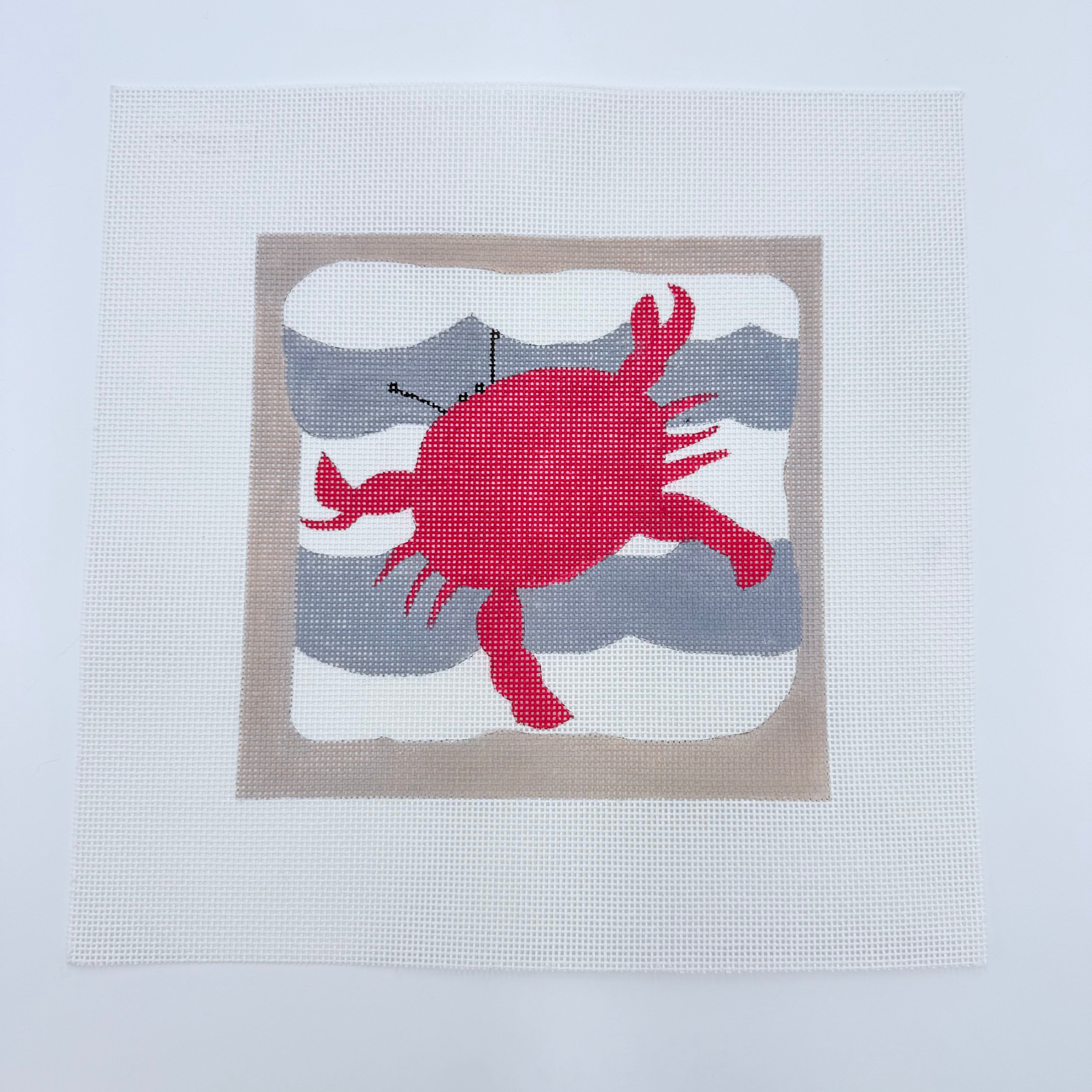 Crab Canvas - KC Needlepoint