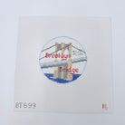 Brooklyn Bridge Travel Round Canvas - KC Needlepoint
