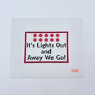 It's Lights Out and Away We Go! Canvas - KC Needlepoint