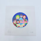 Carolers Round Canvas - KC Needlepoint