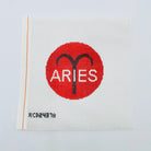 Aries Zodiac Round Canvas - KC Needlepoint