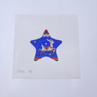 Flying Reindeer Star Canvas - KC Needlepoint