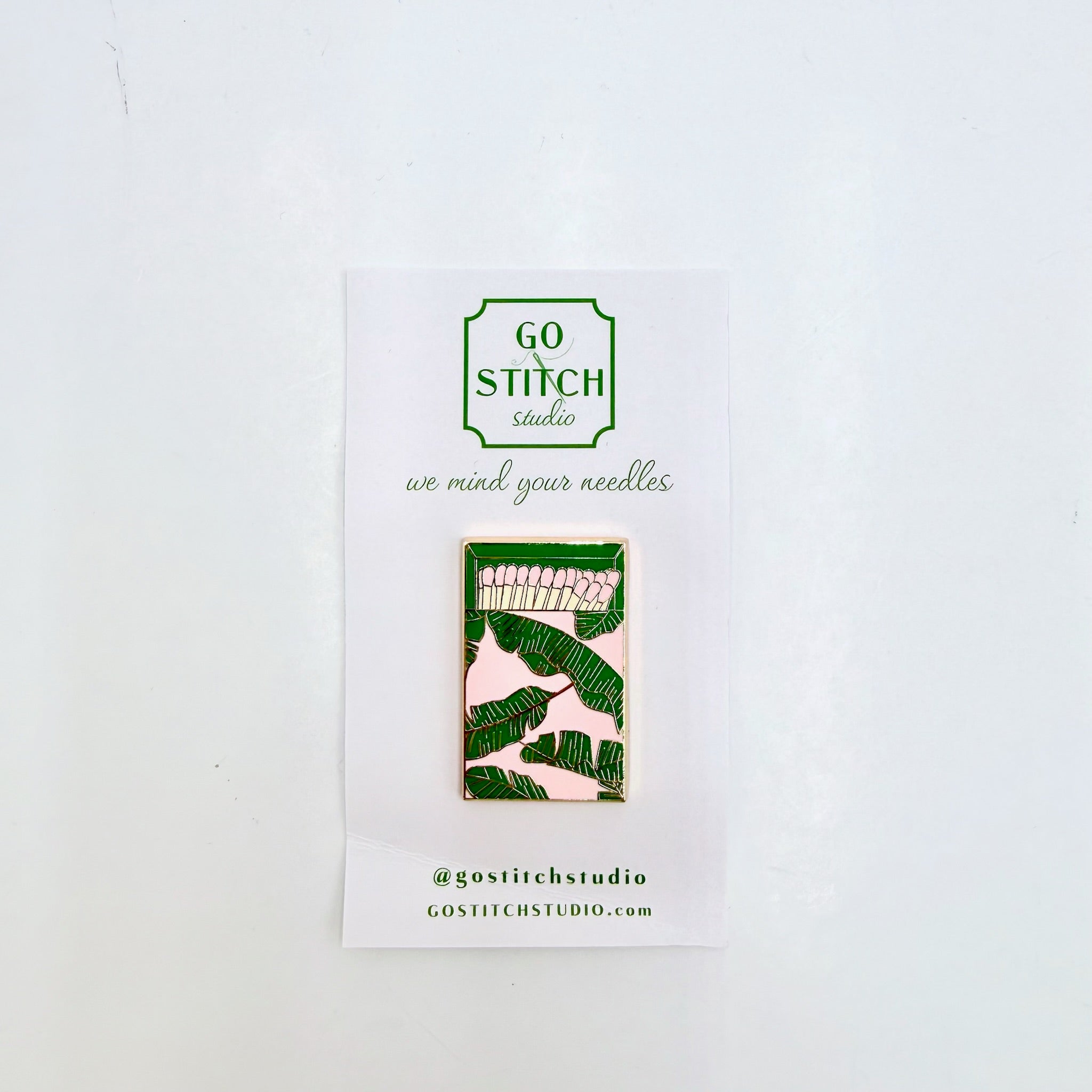 Palm Beach Match Box Needle Minder - KC Needlepoint