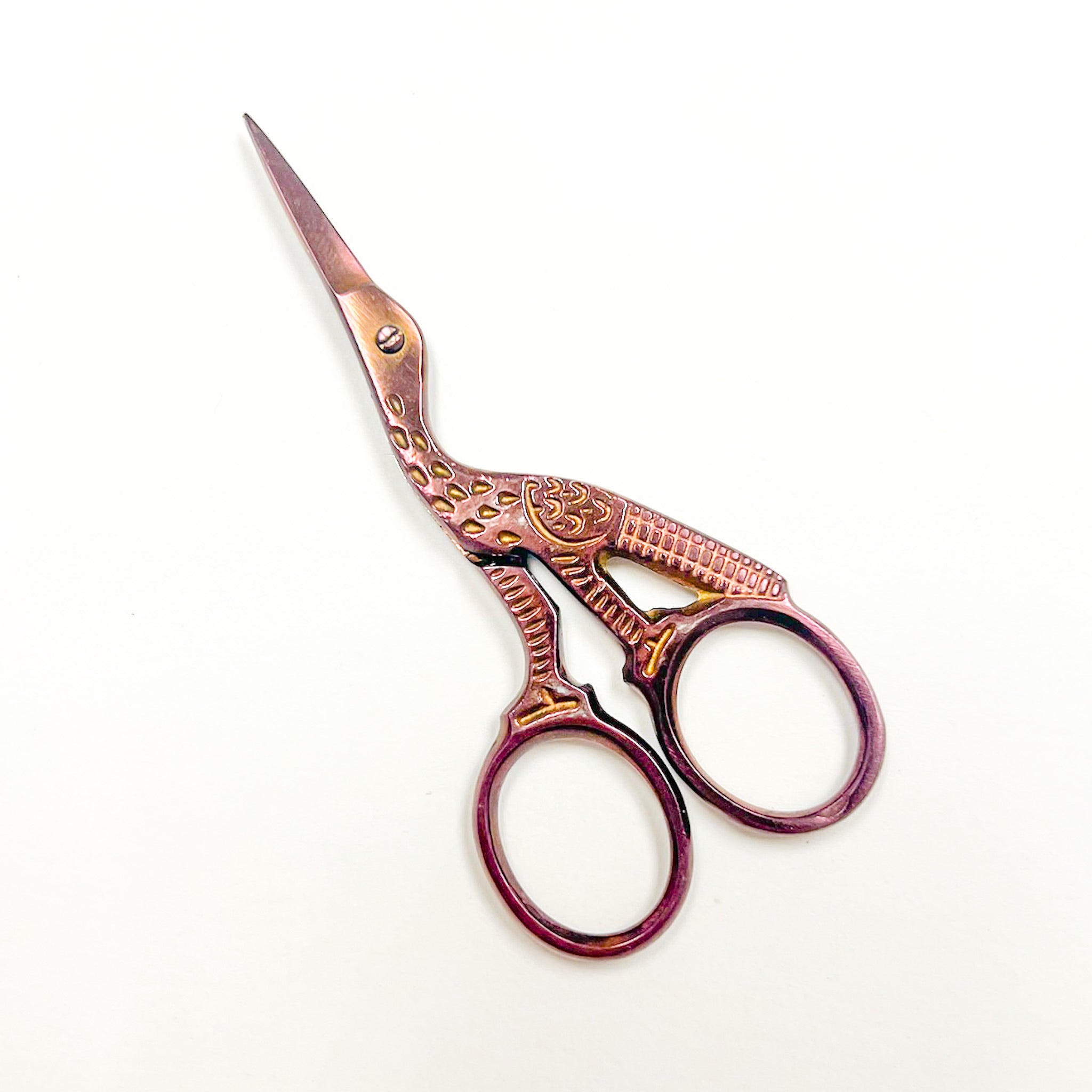 Stork Scissors 3.5 Inch – 35-Pack, Stainless Steel, Bent-Handle Embroidery Sewing Scissors, Right-Handed, Made In Pakistan